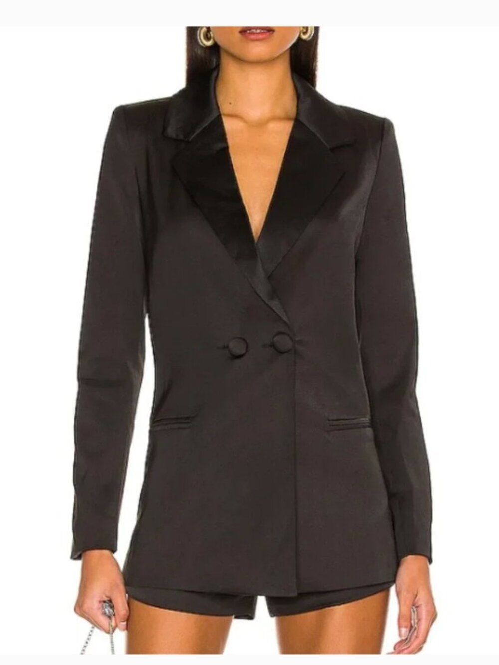 NBD Revolve Aria Tuxedo Romper Size Medium